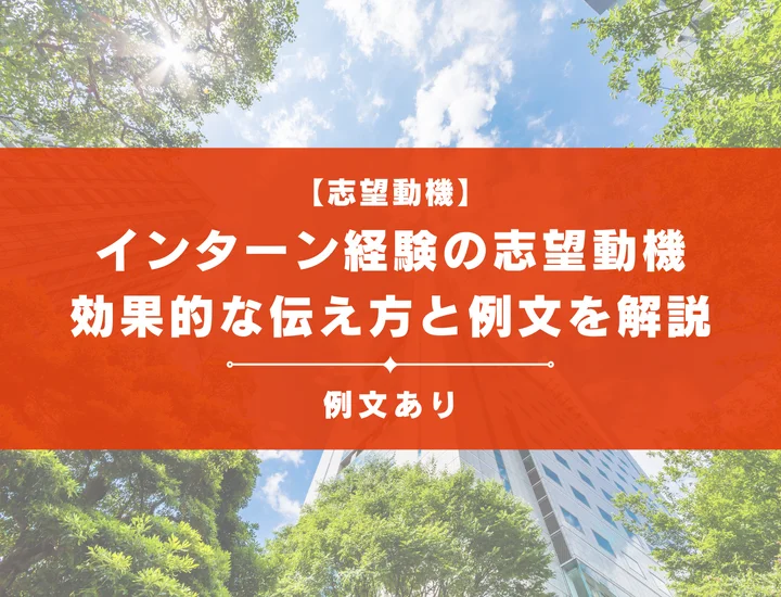 【例文21選】インターン経験って志望動機に書いていい？効果的な伝え方と例文を解説！